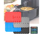 1 Set  Fryer Mat Heat-resistant Reliable Silicone Unifersal Oil-proof Fryer Sheet Pad for Kitchen-A