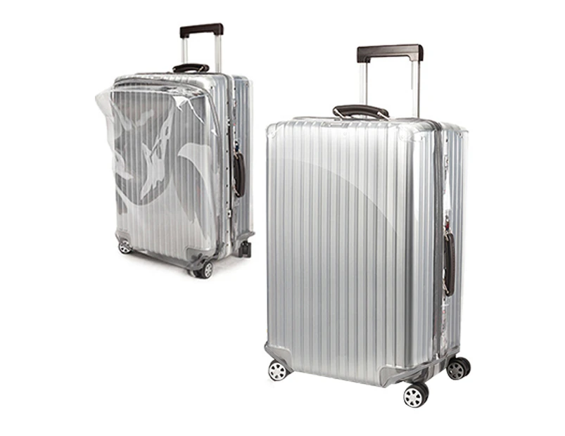 Transparent Luggage Cover with Zipper