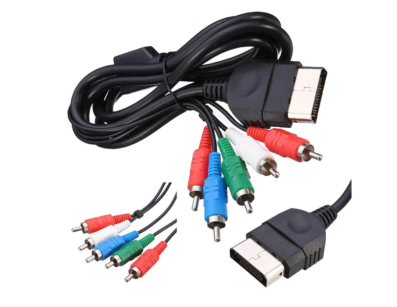 1080p Component HD TV RCA AV Video Cable HDTV for Original Xbox Console