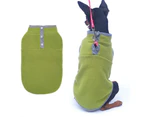 -s-Dog winter warm clothing pet clothing dog clothing light fleece sleeveless pet bipod