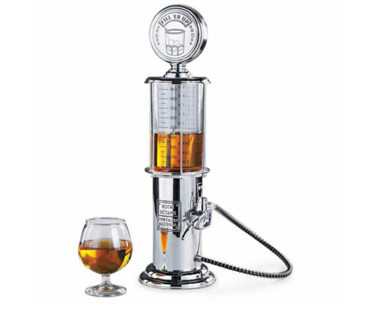 Retro Bar Butler Liquor Dispenser - Home Kitchen Wine Beverage Pump