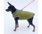 -s-Dog winter warm clothing pet clothing dog clothing light fleece sleeveless pet bipod