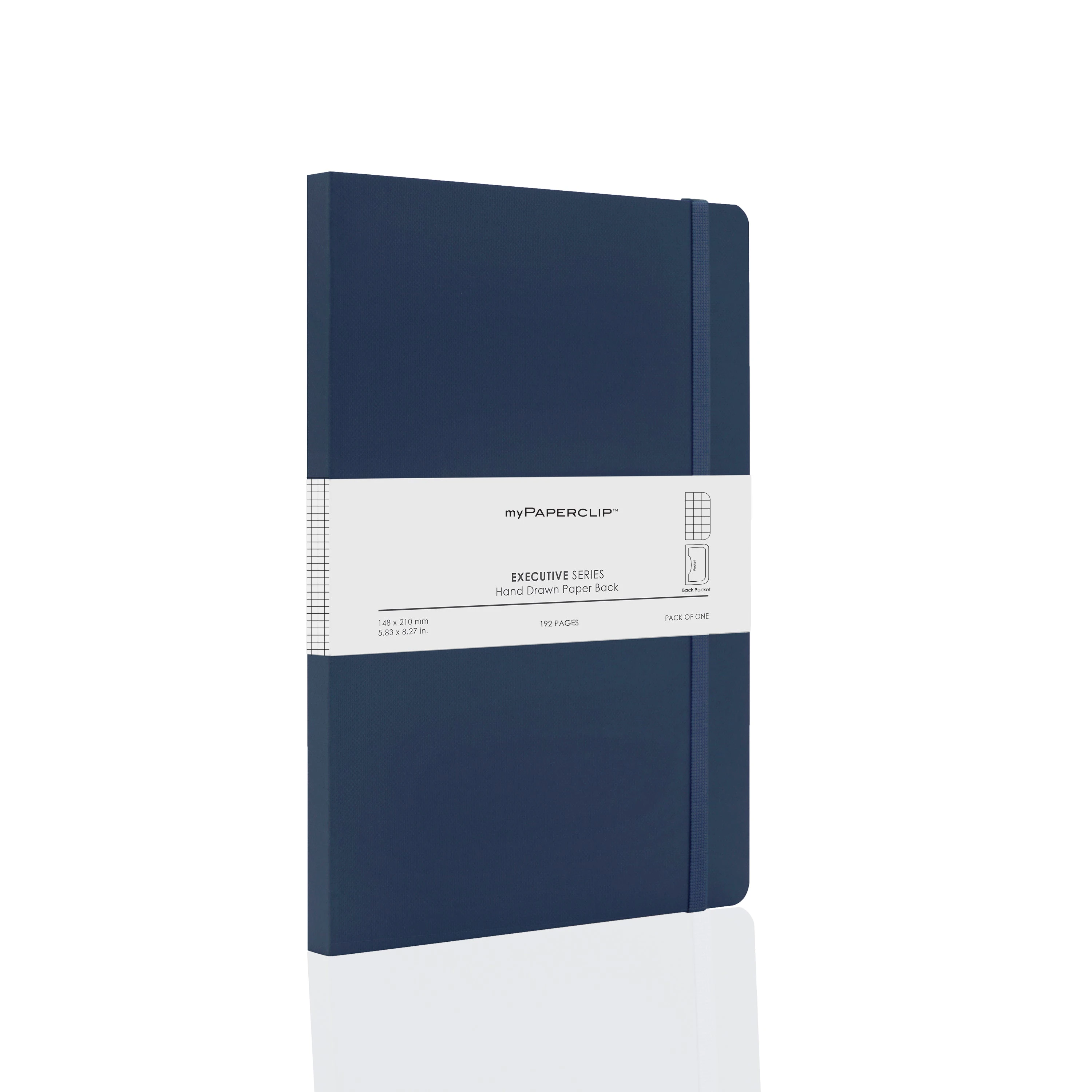 Executive Series A5 Notebook Soft Cover 80 GSM - Blue