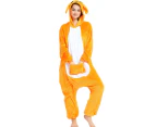 Costume Bay Adult Unisex Kangaroo Onesie Kigirumi Pajamas Halloween Costume Animal Jumpsuit Sleepwear