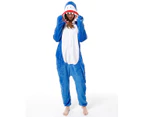 Costume Bay Adult Unisex Shark Onesie Kigirumi Animal Pajamas Halloween Costume Jumpsuit Sleepwear