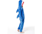 Costume Bay Adult Unisex Shark Onesie Kigirumi Animal Pajamas Halloween Costume Jumpsuit Sleepwear