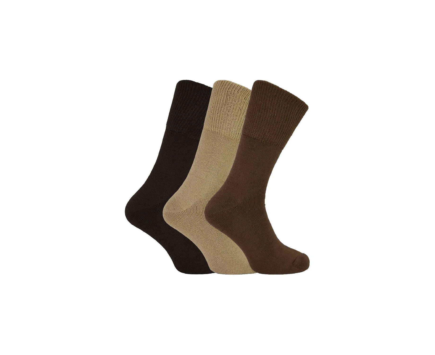 Bamboo Thermal Socks for Winter | THMO | Mens & Ladies Sizes | Warm Thick Bamboo Socks - Brown - Brown