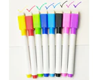 Knbhu 50Pcs Erasable Dry Whiteboard Markers Drawing Pens School Office Stationery-Black 50pcs