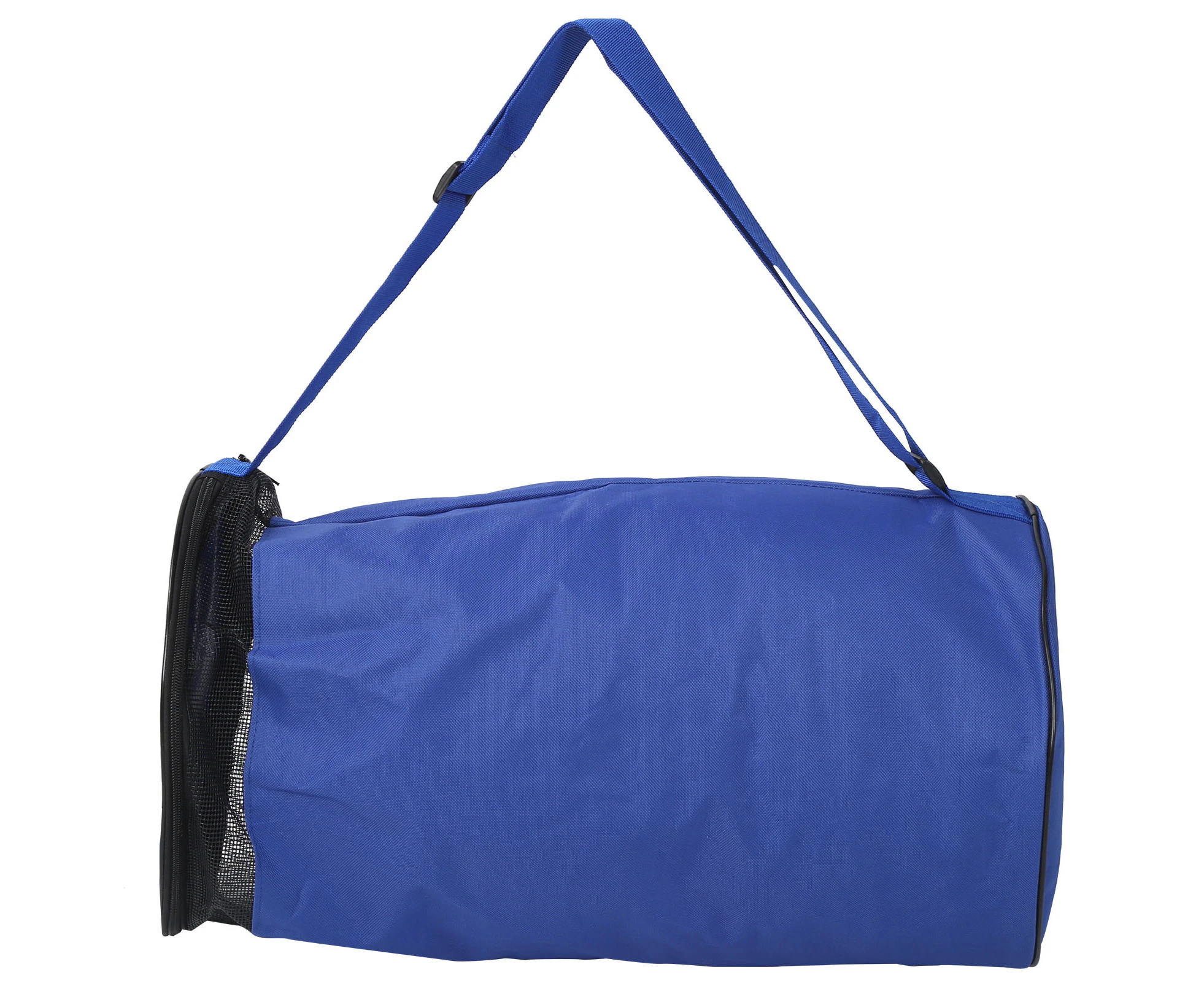 Basketball Carrying Bag Singleshoulder Storage Carrier Holder Bag For 2 Basketballs( Blue )