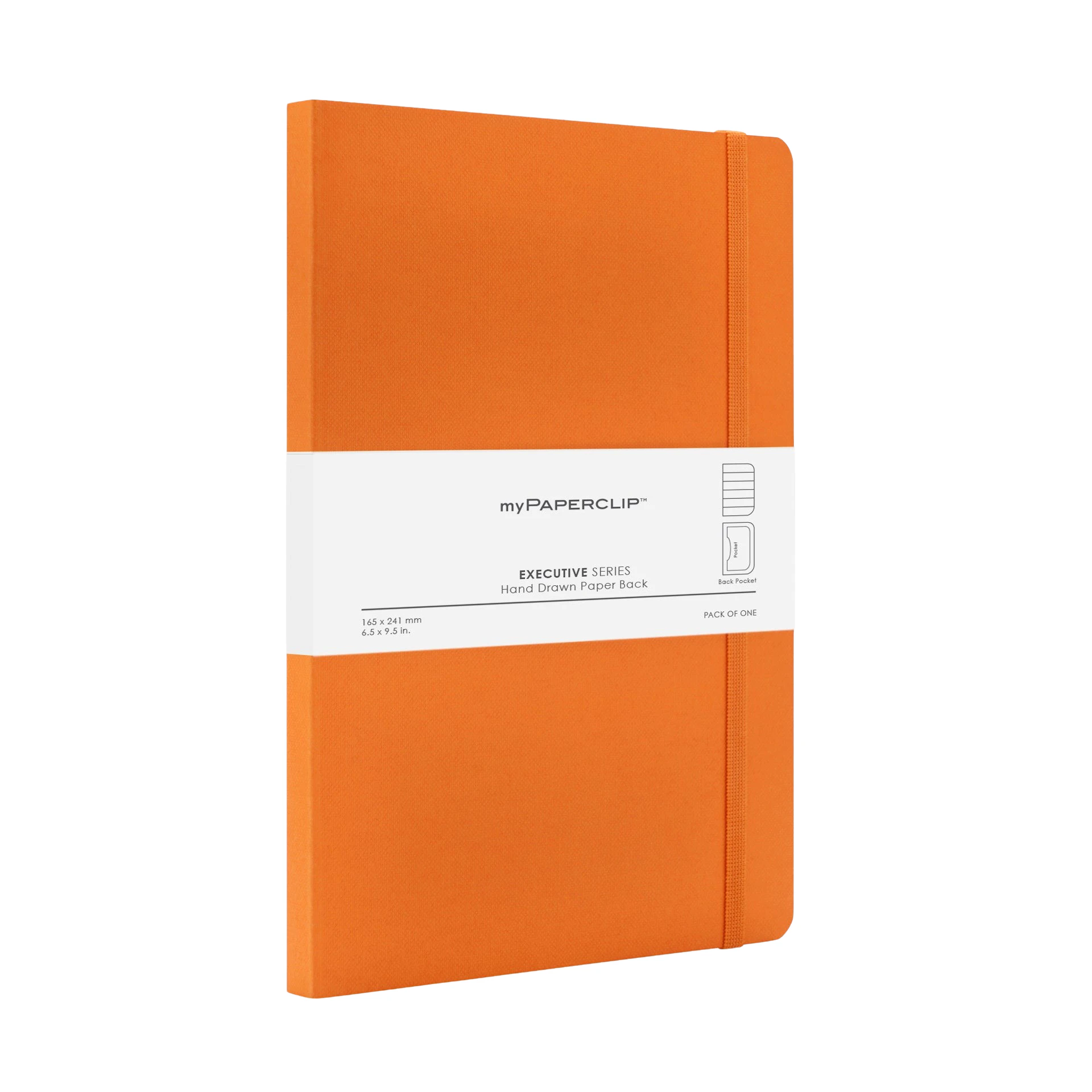 Executive Series Large Notebook - Orange