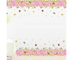 Wall Decal Removable Eco-friendly PVC Fence Butterfly Sticker for TV Backdrop unique value