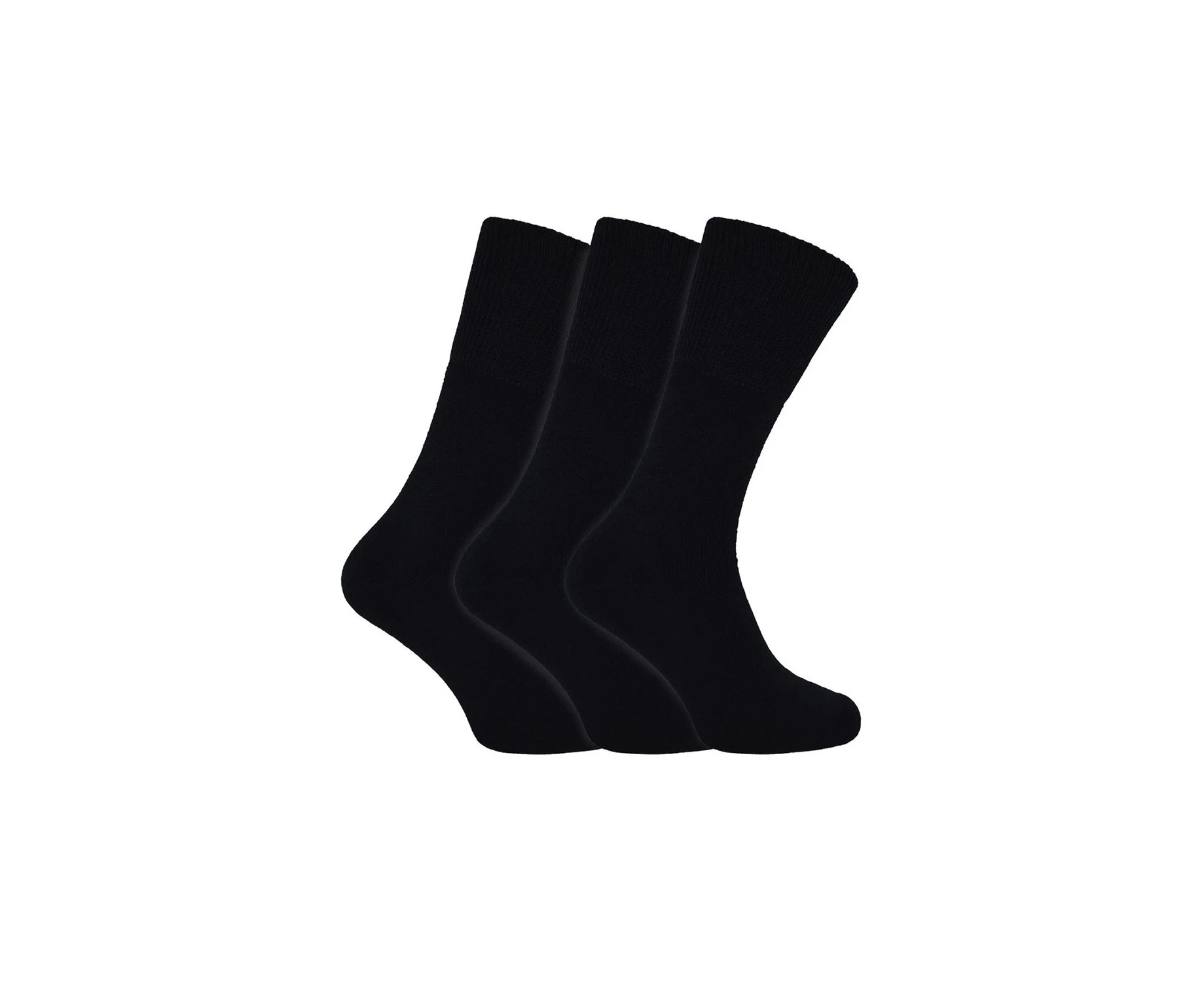 Bamboo Thermal Socks for Winter | THMO | Mens & Ladies Sizes | Warm Thick Bamboo Socks - Black - Black