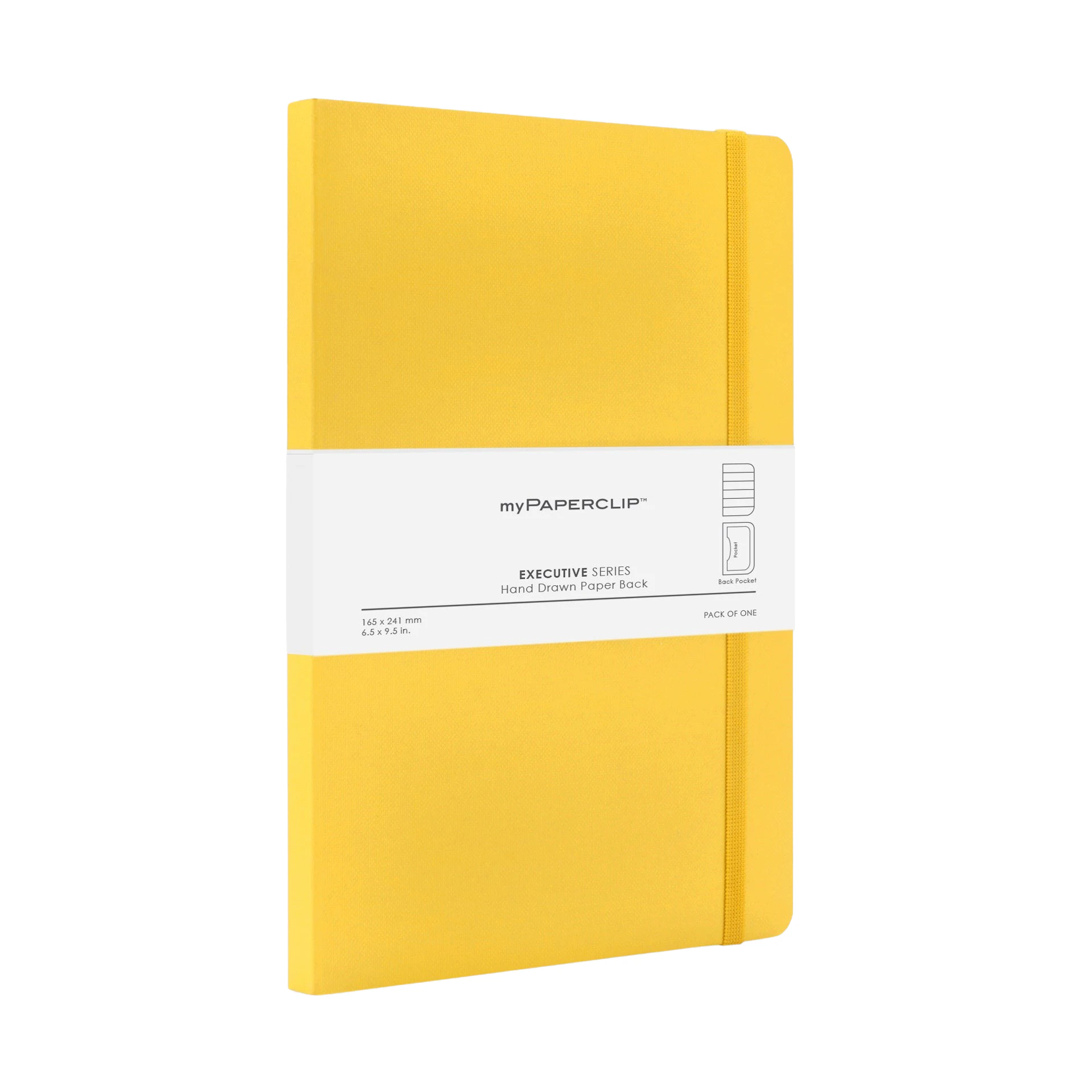 Executive Series Large Notebook - Yellow