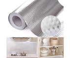 Waterproof Oil Proof Aluminum Foil Self Adhesive Kitchen Sticker Home Decor-Grid 5m 40cm unique value