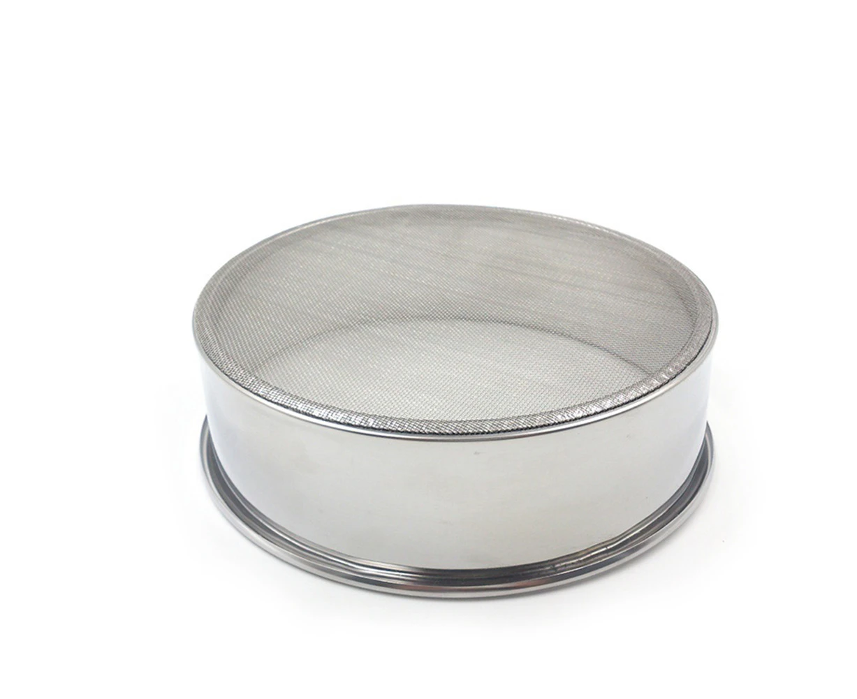 Stainless Steel Mesh Flour Sifting Sifter Sieve Strainer Baking Kitchen Tool - Silver