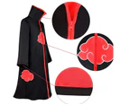 Naruto Akatsuki Cloak Robe Anime Costume Cosplay Outfit