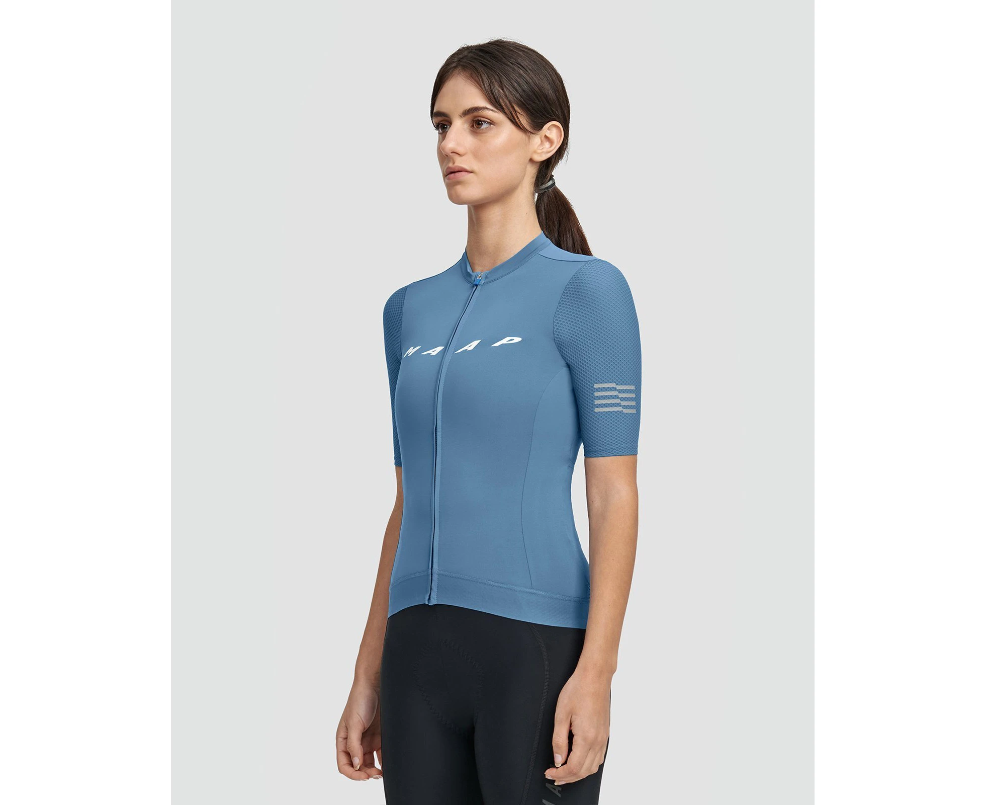 MAAP Evade Pro Base Women's Short Sleeve Cycling Jersey - Steel