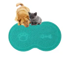 Cat Litter Pad|26*45Cmpvc Cat Litter Pad-8 Shape Lake Blue