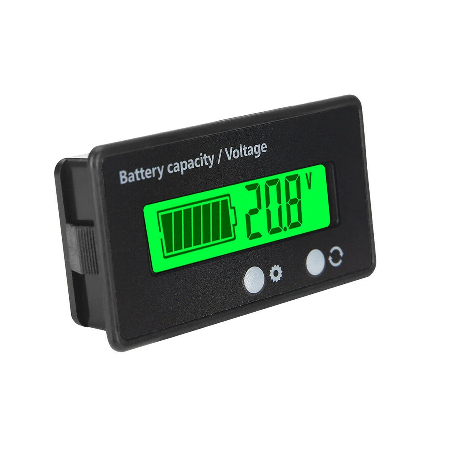 Digital Volt Meter LCD 12V-48V Battery Status Voltage Monitor Tester Caravan