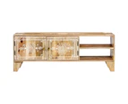 vidaXL TV Cabinet 110x30x40 cm Solid Wood Mango