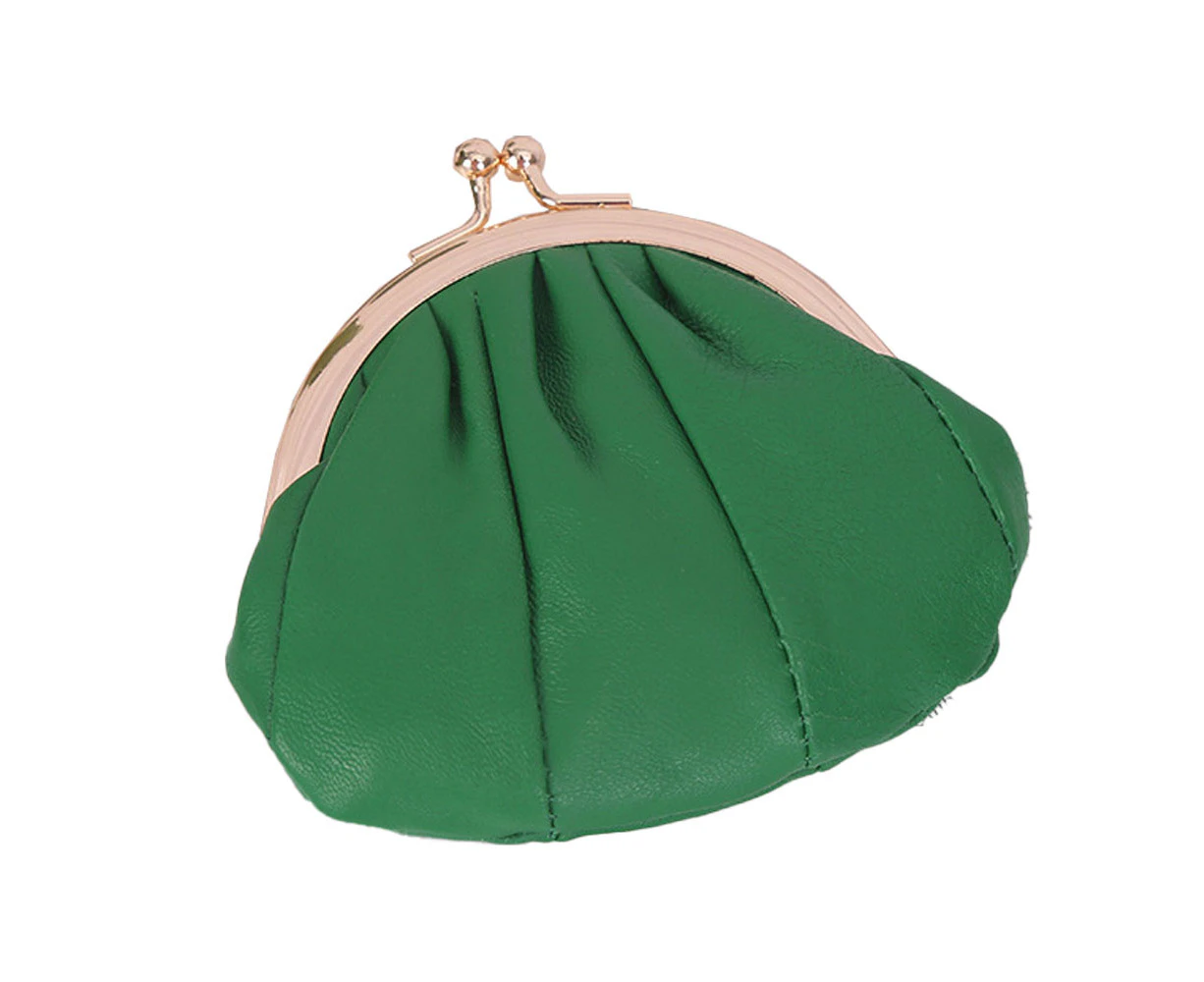 Stylish Purse Leather Large Capacity Cute Coin Purse Wallet*green