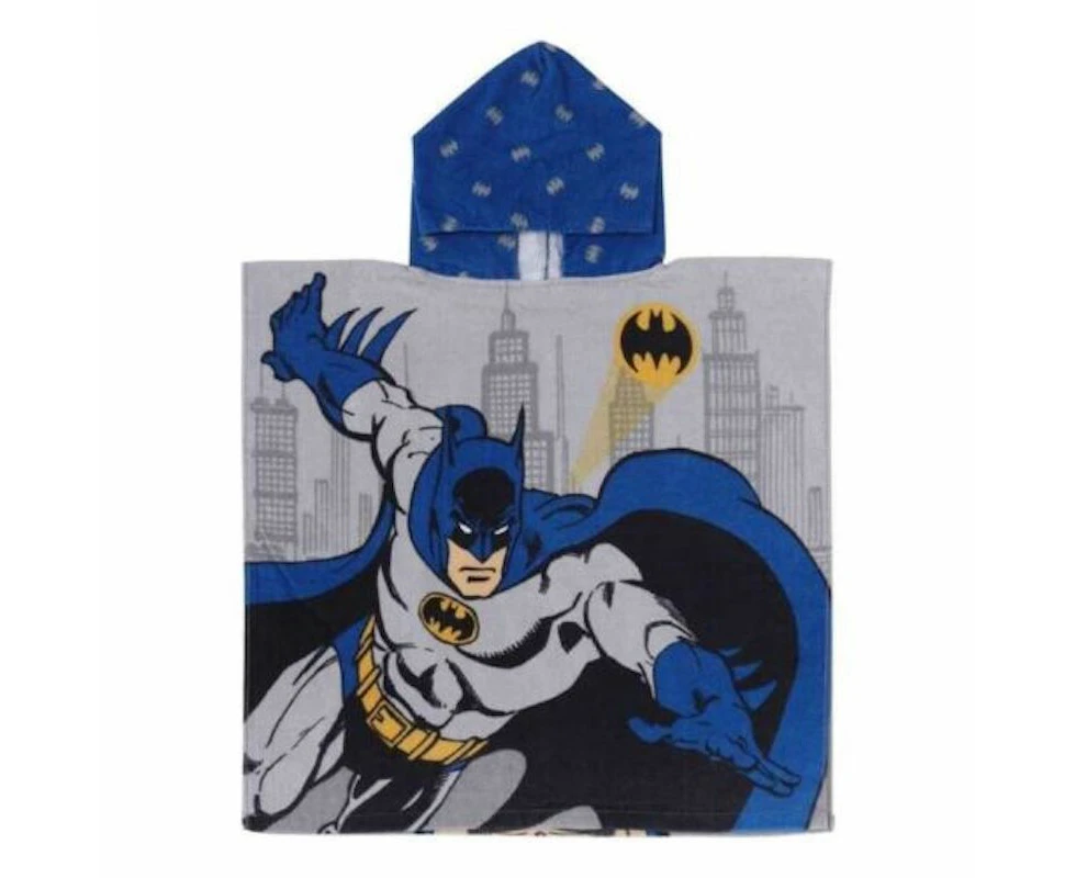 Batman Justice League Dc Kid's 60x120cm Hooded cotton Towel Bath Time beach Towel Children