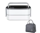 Stainless Steel Thermal Lunch Box - Insulated Bento Box Multifunctional Containers Lunch Boxes with Compartments