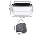 Stainless Steel Thermal Lunch Box - Insulated Bento Box Multifunctional Containers Lunch Boxes with Compartments