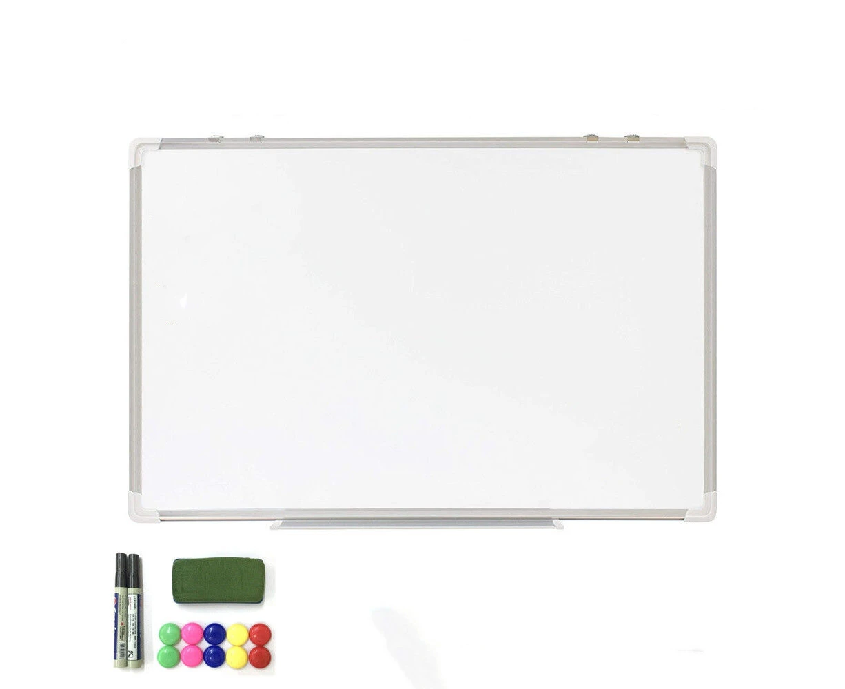 Magnetic Whiteboard Teaching Office 90cmx60cm Family Memo Board Eraser Markers