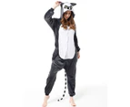 Costume Bay Adult Unisex Lemur Onesie Kigirumi Animal Pajamas Halloween Costume Jumpsuit