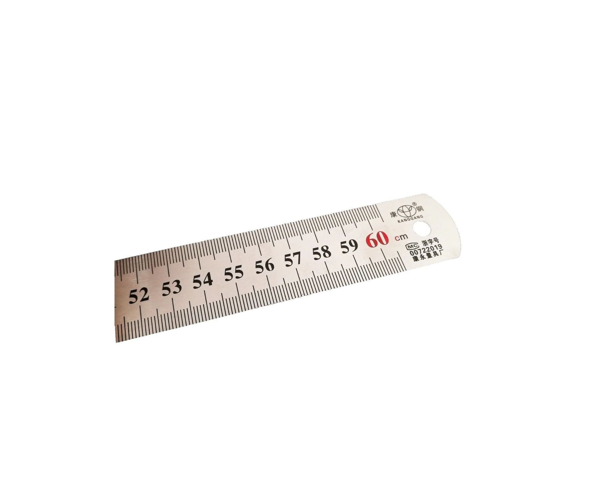 60cm Stainless Ruler Double Sided Steel Metal Ruler METAL RULER INCH AND METRIC