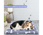 Pet Blanket Dog Bed Cat Mat Flannel Thickened Accessories Keep Warm In Winter Sleeping For Sofa Cushion Home Rug Supplies