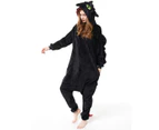 Costume Bay Adult Black Dragon Onesie Kigirumi Costume Animal Pajamas