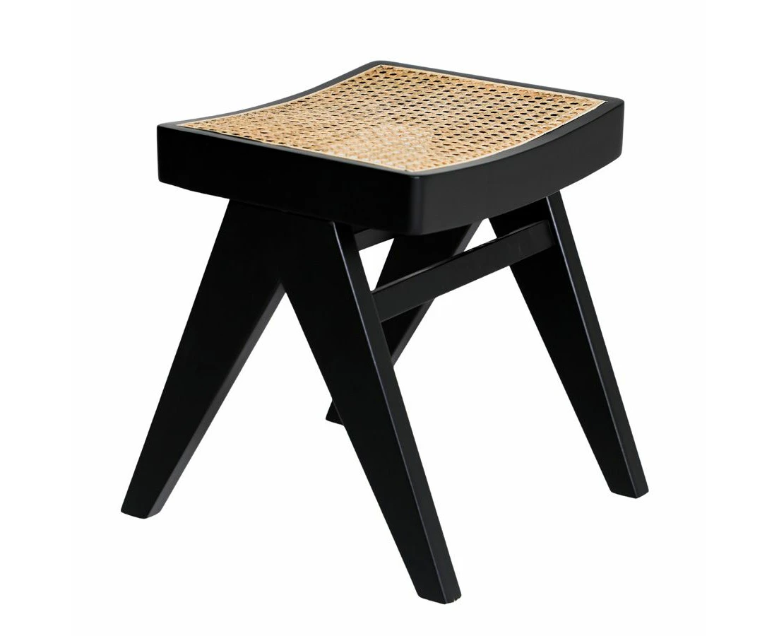 Antoine Black Foot Stool