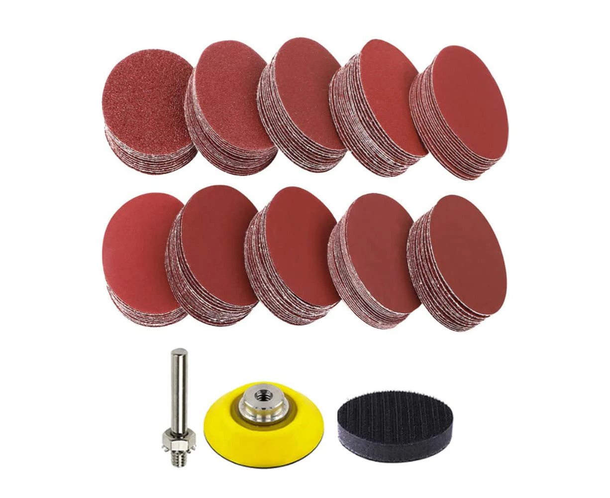 Sanding Discs 103 Pieces Sanding Discs Pad Kit Sanding Disc for Drill Sanding Polishing Paper Pads Set Sanding Discs for Grinding Polishing