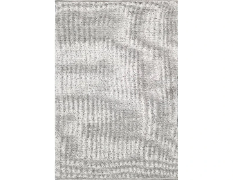 Weave Simple Modern Beige Wool Rug