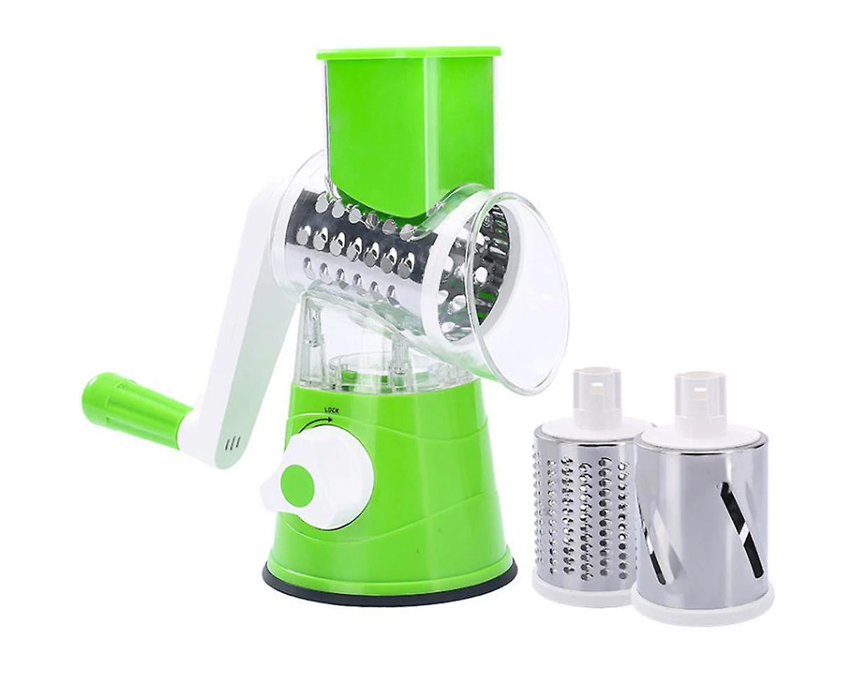 Easy-to-clean fruit and vegetable rotary grater