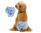 Pet Physiological Pants Lace Princess Menstrual Pants Bow Dog Physiological Pants (m)