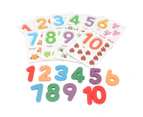 Counting Stick Calculation Toy Color Recognition Water Paint Painting Thickened Cardboard Educational Math Game Toy