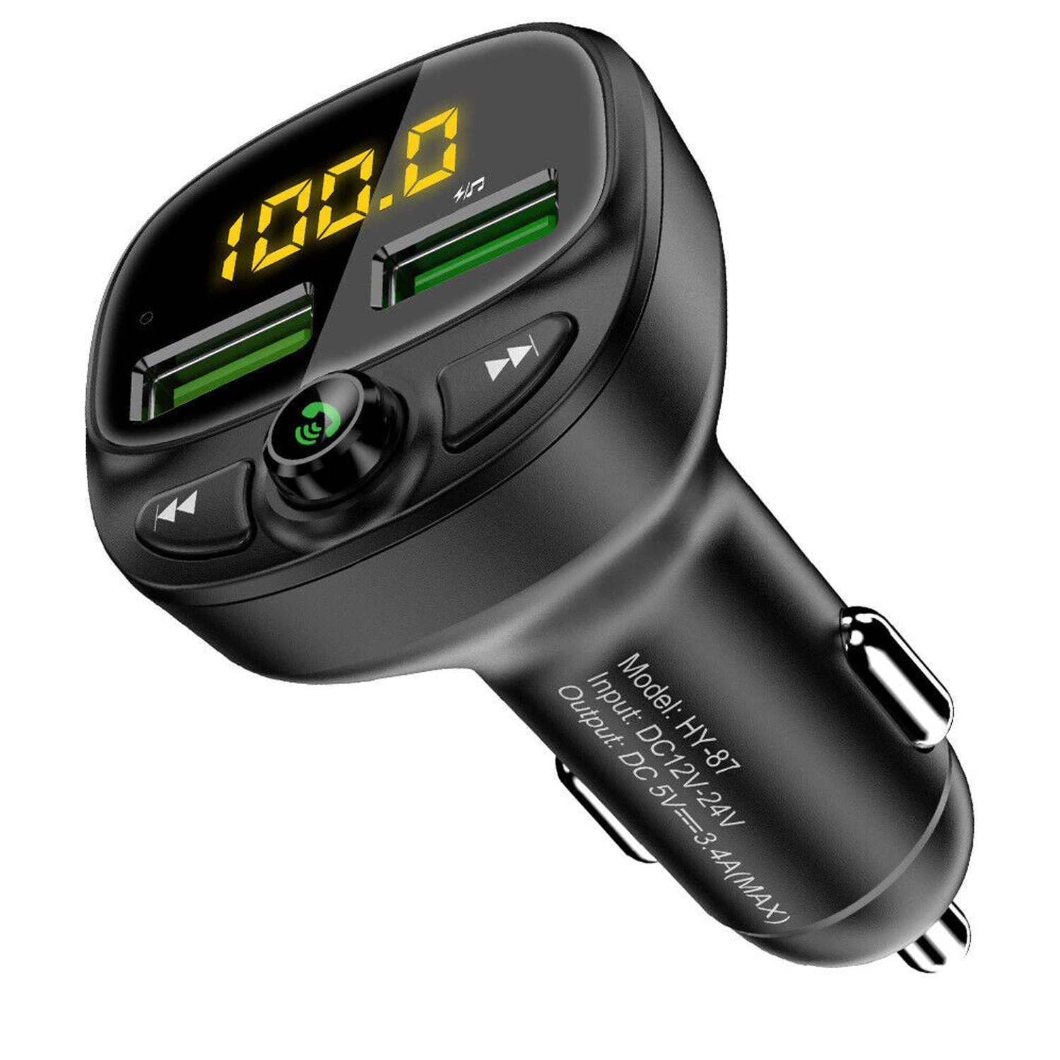 FM Transmitter Car Kit MP3 Player USB Charger Bluetooth Wireless Radio