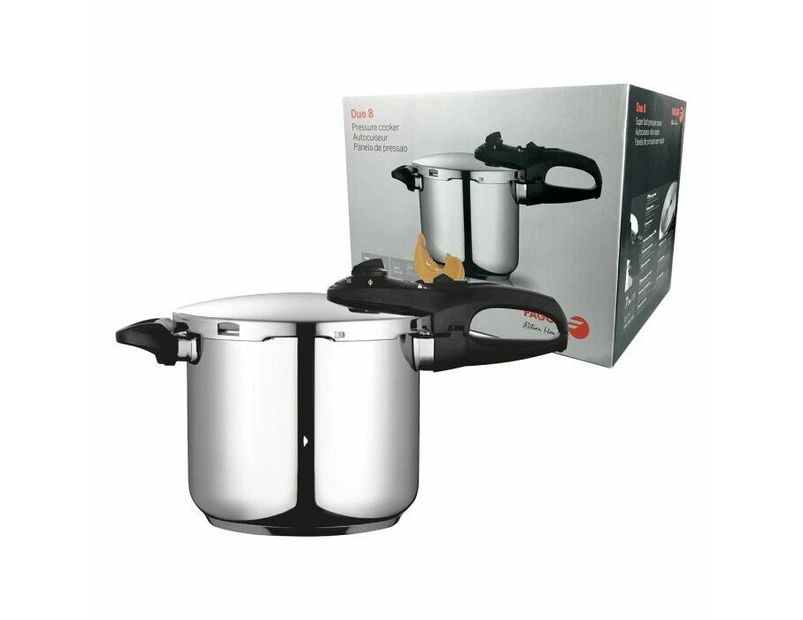 Pressure Cooker Fagor Duo Stainless Steel Stovetop Induction Combo Set - 7.5L