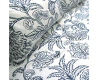 3 Pce Botanica Printed Comforter Set Stylised Leaves Queen/King