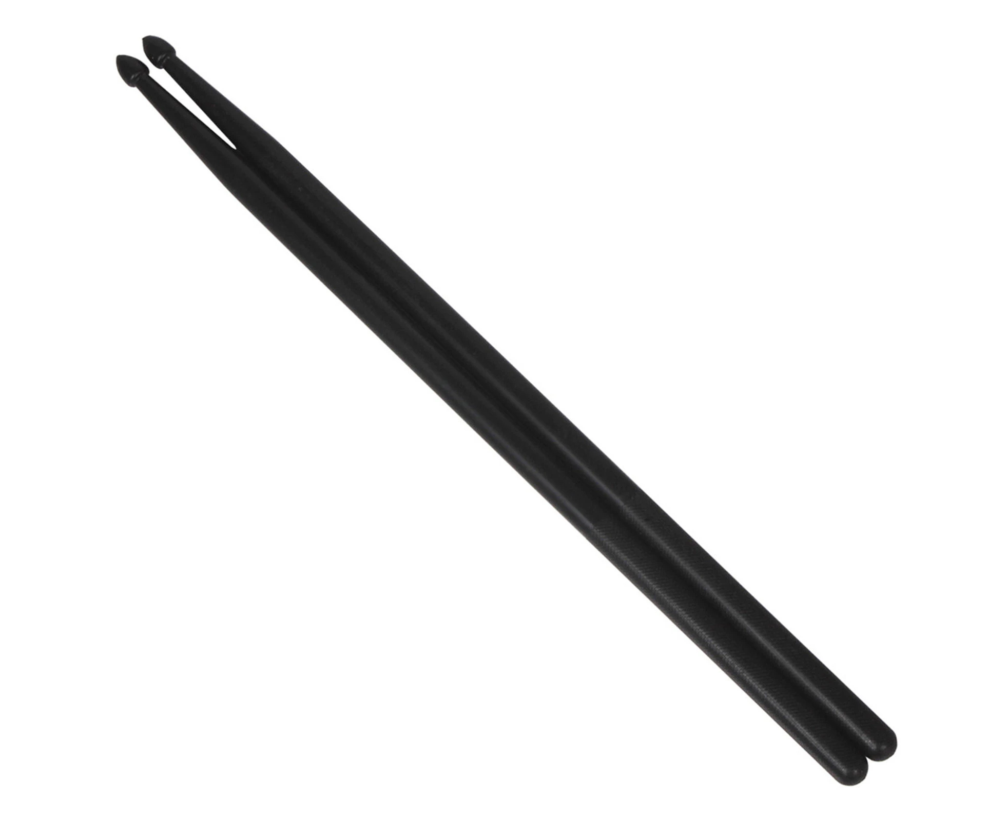 1 Pair Drum Stick Lightweight Granule Handle Water Drop Type Head Professional Nylon Drumstick for Drummer - Black