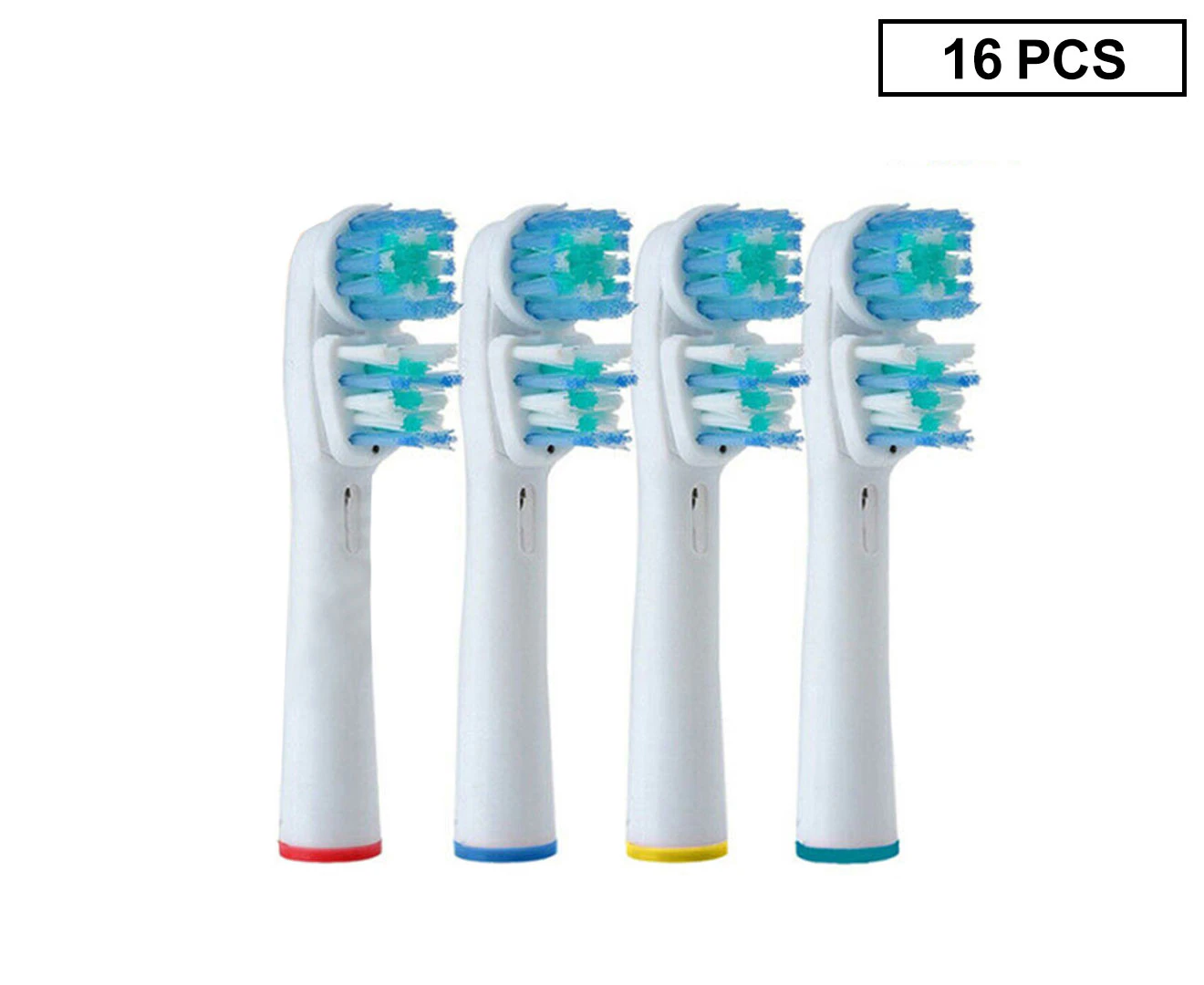 16PCS Dual Clean Oral-B Compatible Tooth Brush Heads Electric Replacement Electric Toothbrush Heads