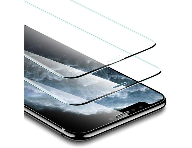 2X Premium Tempered Glass Screen Protector for iPhone 11 Pro/iPhone Xs No Side Bezel