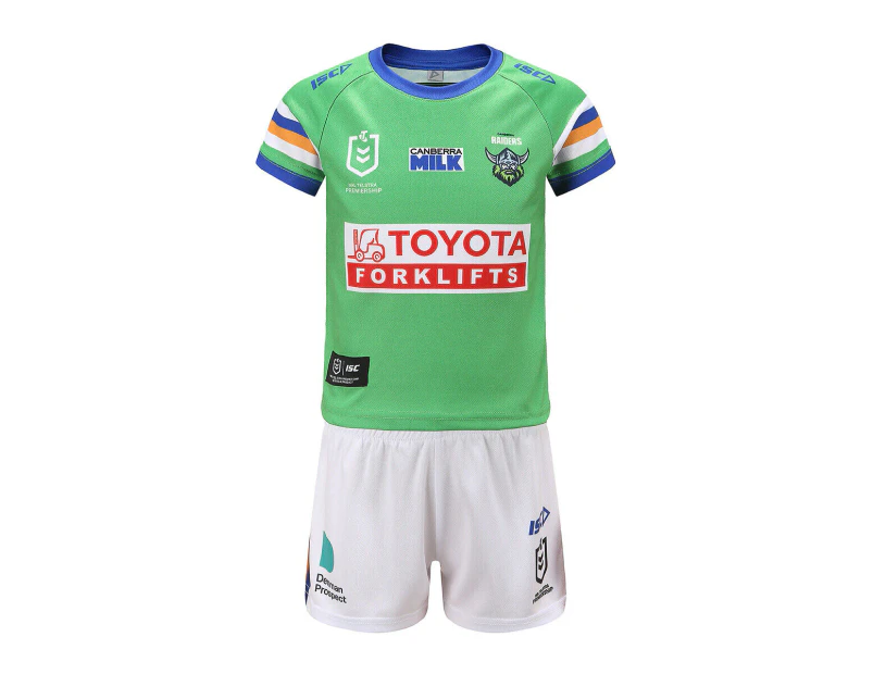 NRL 2023 Toddler Home Jersey and Shorts Set - Canberra Raiders - Infant - ISC