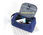 Bestjia Portable Unisex Makeup Storage Bag Organizer Case Travel Toiletry Wash Pouch - Wine Red