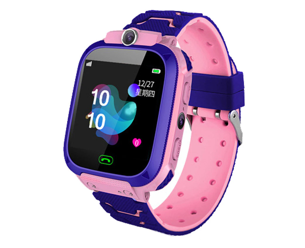 Q12 Children's smart watch positioning camera Bluetooth call-Pink