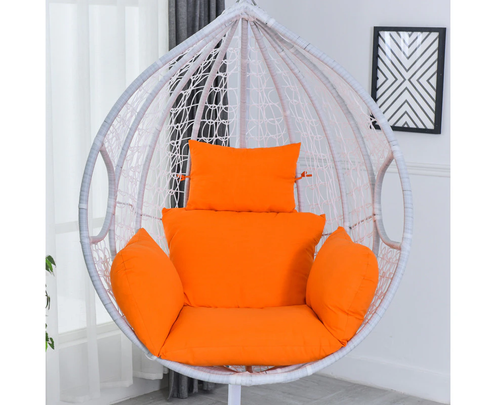 Single Swing Cushion Hanging Basket Cushion Sofa Cushion Household Egg Chair Cushion - Orange