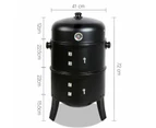 BBQ Grill Smoker Charcoal Portable Camping Outdoor